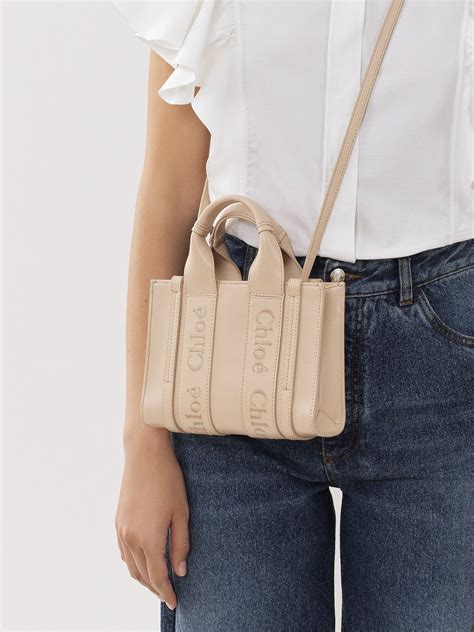 mini chloe backpack|chloe small tote bag.